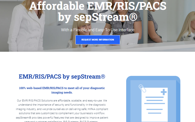 Affordable, Secure EMR/RIS/PACS Solutions by SepStream IoT Wiser